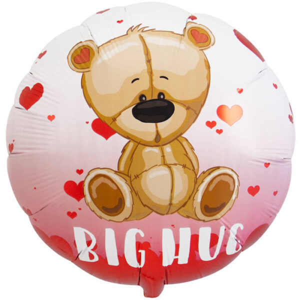 "Big Hug" Folie Ballon Med Bjørn- 45 cm