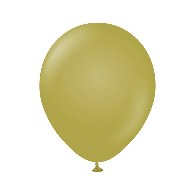 Premium Mellemstore Latexballoner Olive