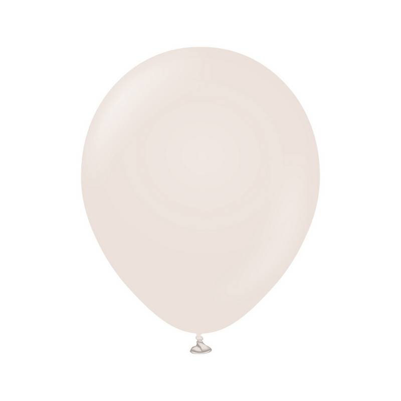 Premium Mellemstore Latexballoner White Sand
