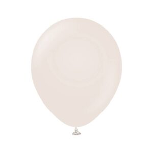 Premium Mellemstore Latexballoner White Sand