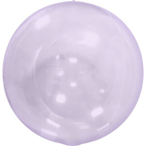 Transparent Rund Ballon Lilla