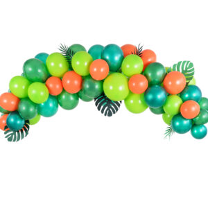 Tropisk ballonbue inkl 60 balloner - 2 meter