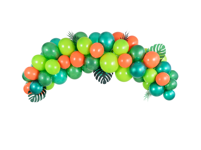 Tropisk ballonbue inkl 60 balloner - 2 meter