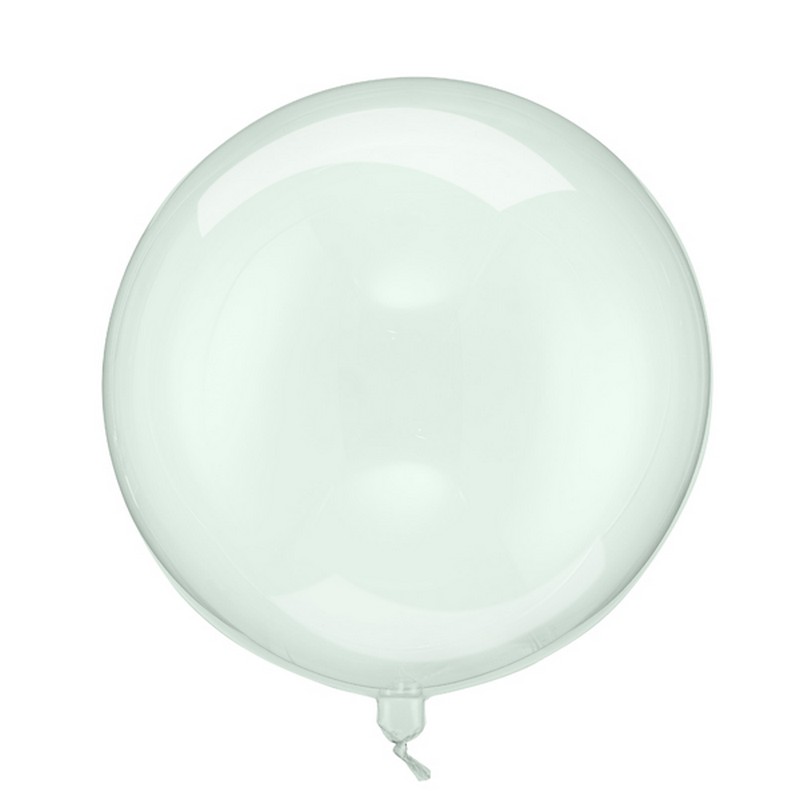 Transparent Kuglerund Ballon Grøn