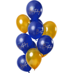 Ballonbuket Happy Birthday True Blue