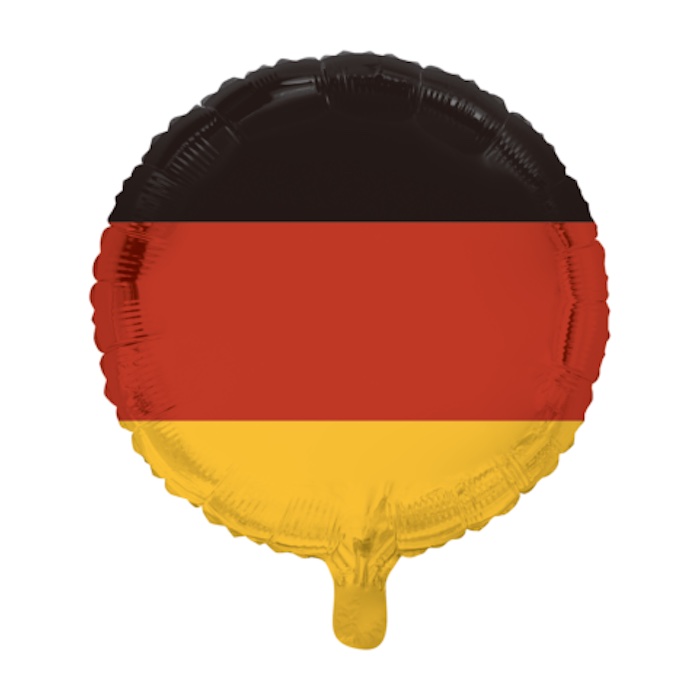 Tyskland Folieballon Rund - Ø45 cm