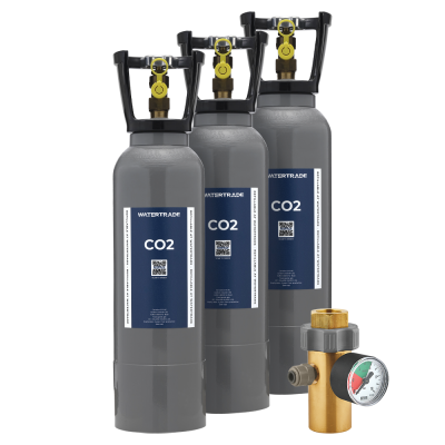 CO2 regulator til Quooker Cube inkl. 3.75 kg startsæt